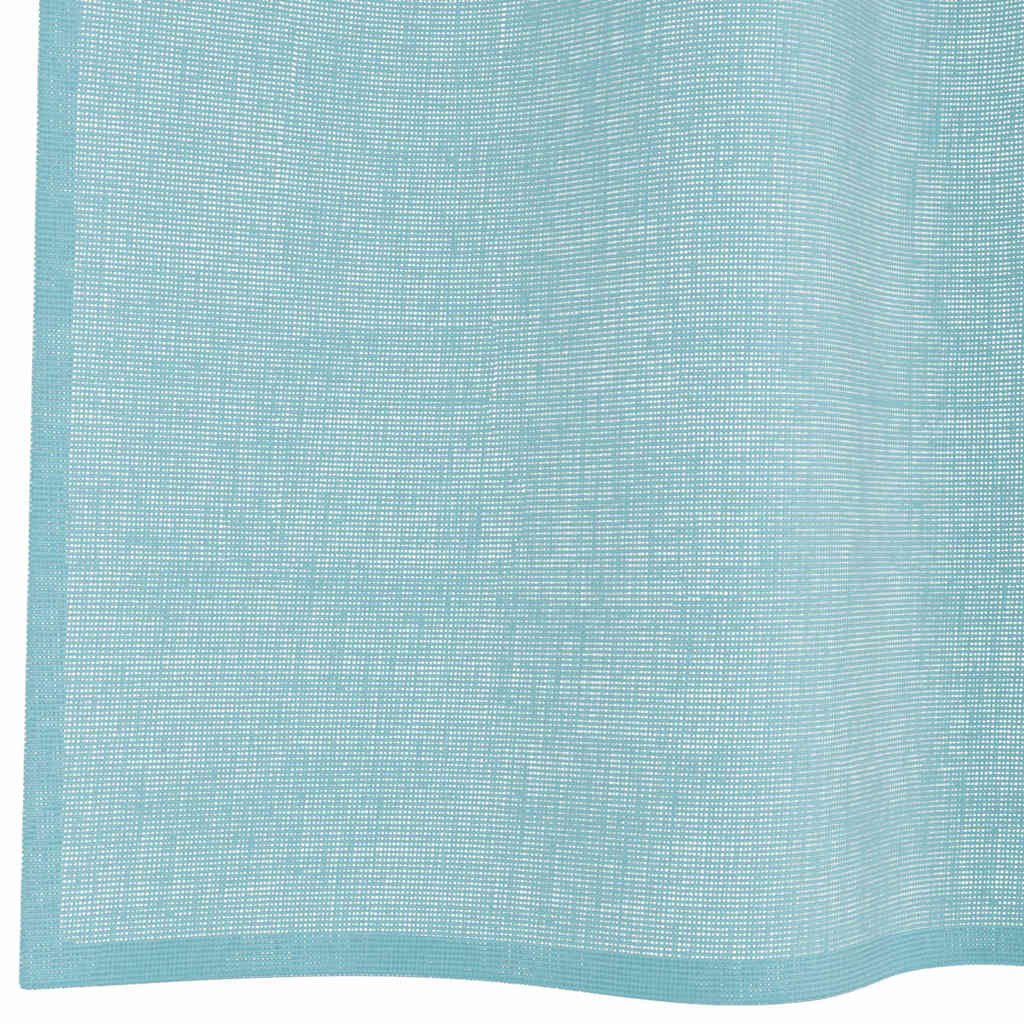 Gordijnen met lussen 2 st 140x260 cm turkoois