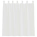 Gordijnen voile met lussen 2 st 140x140 cm wit