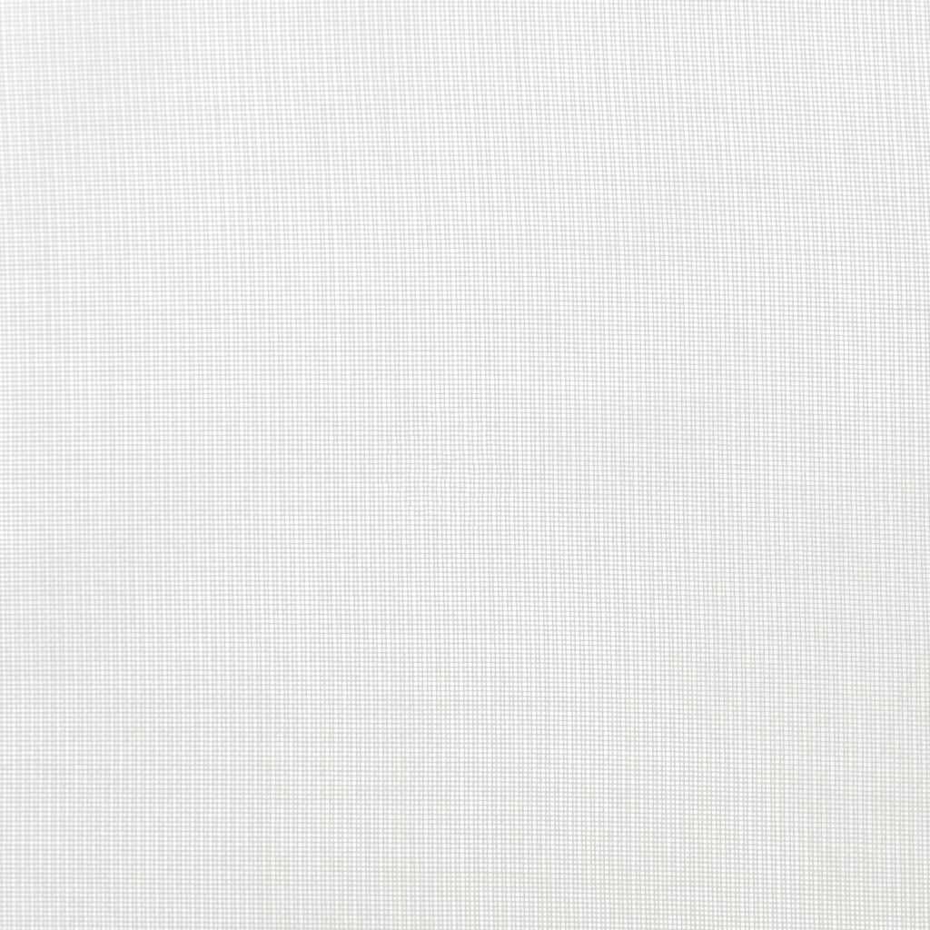Gordijnen met lussen 2 st 140x245 cm wit