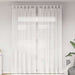 Gordijnen met lussen 2 st 140x260 cm wit