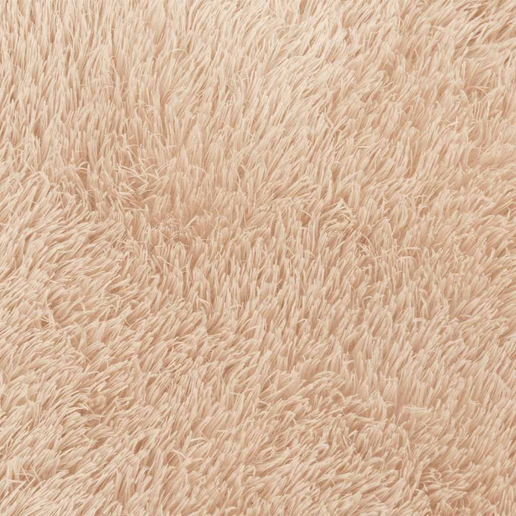Hoogpolig vloerkleed NAVARRA 60x100 cm polyester beige