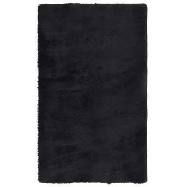 Hoogpolig vloerkleed NAVARRA 60x100 cm polyester zwart