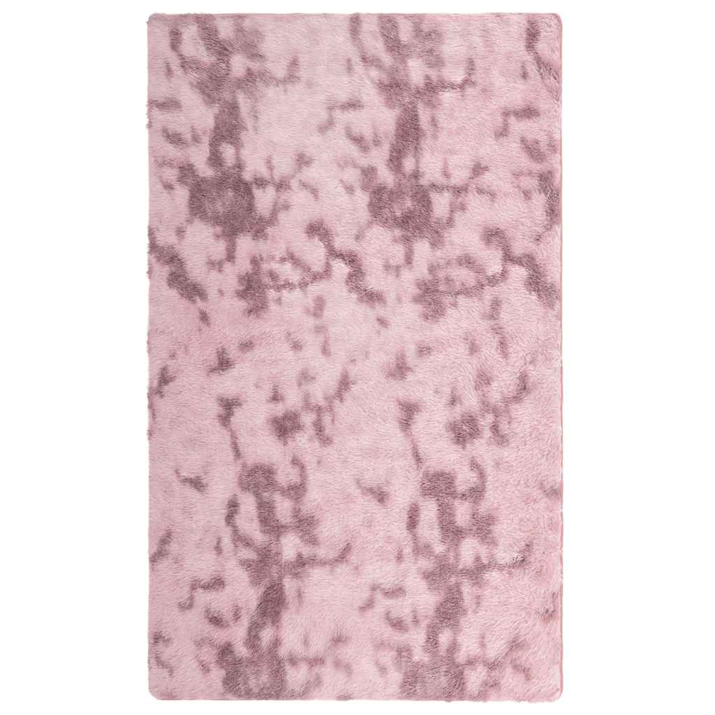 Hoogpolig vloerkleed NAVARRA 60x100 cm polyester stoffig roze