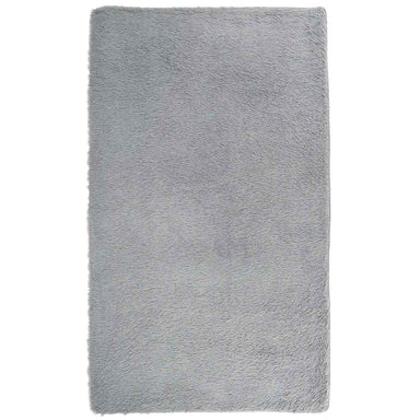 Hoogpolig vloerkleed NAVARRA 60x100 cm polyester lichtgrijs