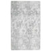 Hoogpolig vloerkleed NAVARRA 60x100 cm polyester zilvergrijs