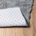 Hoogpolig vloerkleed NAVARRA 60x100 cm polyester zilvergrijs