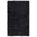 Hoogpolig vloerkleed NAVARRA 80x150 cm polyester zwart