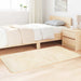 Hoogpolig vloerkleed NAVARRA 80x150 cm polyester crèmekleurig