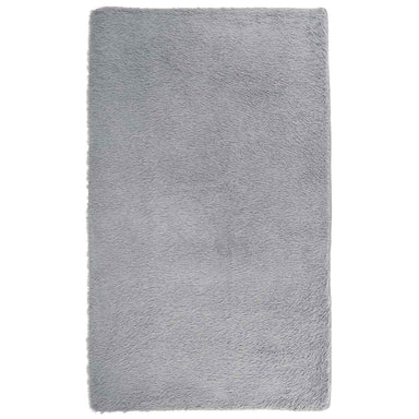 Hoogpolig vloerkleed NAVARRA 80x150 cm polyester lichtgrijs