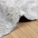 Hoogpolig vloerkleed NAVARRA 80x150 cm polyester lichtgrijs