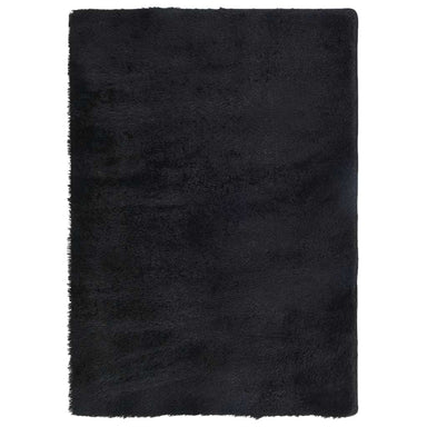 Hoogpolig vloerkleed NAVARRA 120x170 cm polyester zwart
