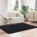Hoogpolig vloerkleed NAVARRA 120x170 cm polyester zwart