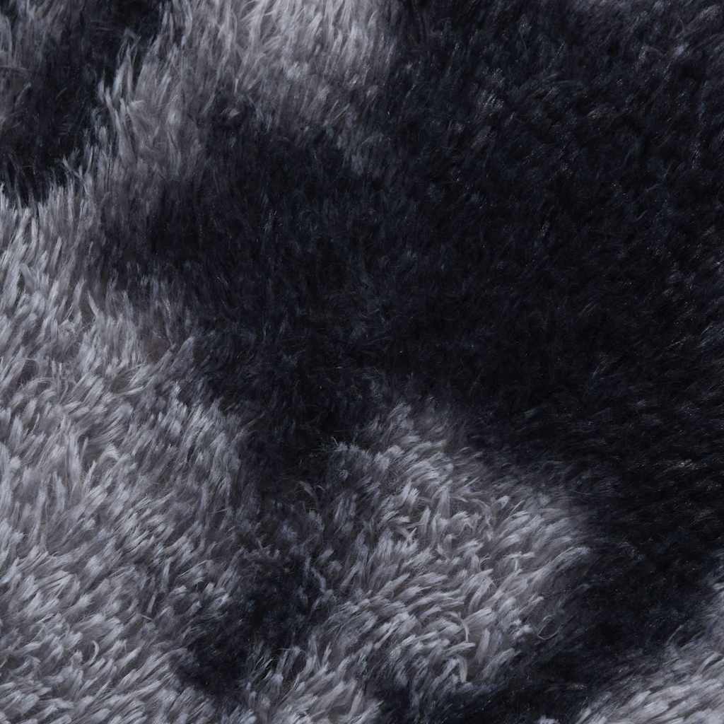 Hoogpolig vloerkleed NAVARRA 120x170 cm polyester donkergrijs