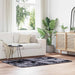 Hoogpolig vloerkleed NAVARRA 120x170 cm polyester donkergrijs