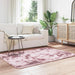 Hoogpolig vloerkleed NAVARRA 120x170 cm polyester stoffig roze
