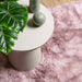 Hoogpolig vloerkleed NAVARRA 120x170 cm polyester stoffig roze