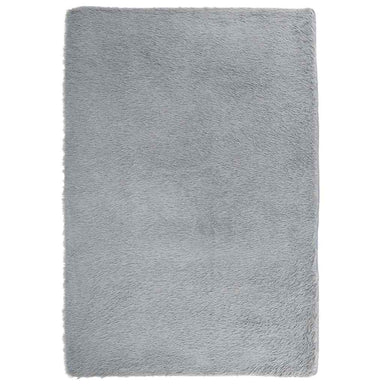 Hoogpolig vloerkleed NAVARRA 120x170 cm polyester lichtgrijs