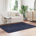 Hoogpolig vloerkleed NAVARRA 120x170 cm polyester marineblauw
