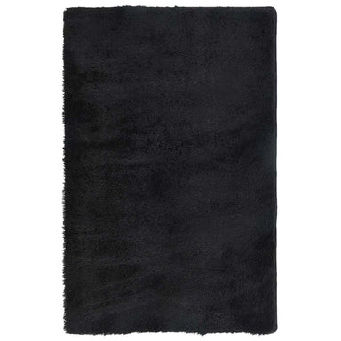 Hoogpolig vloerkleed NAVARRA 130x200 cm polyester zwart