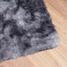 Hoogpolig vloerkleed NAVARRA 130x200 cm polyester donkergrijs