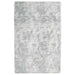 Hoogpolig vloerkleed NAVARRA 130x200 cm polyester zilvergrijs