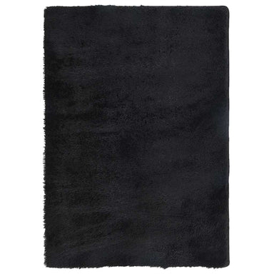 Hoogpolig vloerkleed NAVARRA 160x230 cm polyester zwart