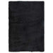 Hoogpolig vloerkleed NAVARRA 160x230 cm polyester zwart