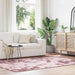 Hoogpolig vloerkleed NAVARRA 160x230 cm polyester stoffig roze
