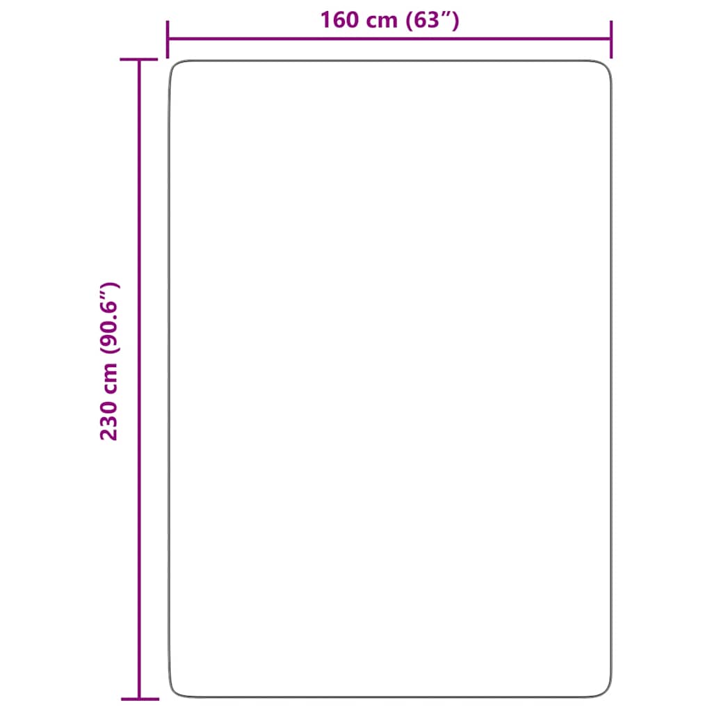 Hoogpolig vloerkleed NAVARRA 160x230 cm polyester lichtgrijs