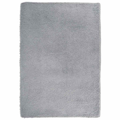 Hoogpolig vloerkleed NAVARRA 160x230 cm polyester zilvergrijs