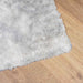 Hoogpolig vloerkleed NAVARRA 160x230 cm polyester zilvergrijs