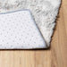 Hoogpolig vloerkleed NAVARRA 160x230 cm polyester zilvergrijs