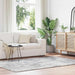 Hoogpolig vloerkleed NAVARRA 160x230 cm polyester zilvergrijs