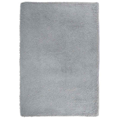 Hoogpolig vloerkleed NAVARRA 200x290 cm polyester zilvergrijs