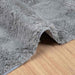 Hoogpolig vloerkleed NAVARRA 200x290 cm polyester zilvergrijs