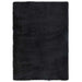 Hoogpolig vloerkleed NAVARRA 240x340 cm polyester zwart