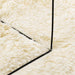 Hoogpolig vloerkleed NAVARRA 240x340 cm polyester crèmekleurig