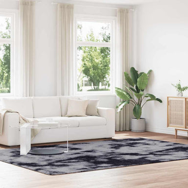Hoogpolig vloerkleed NAVARRA 240x340 cm polyester donkergrijs