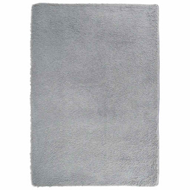 Hoogpolig vloerkleed NAVARRA 240x340 cm polyester lichtgrijs