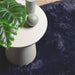Hoogpolig vloerkleed NAVARRA 240x340 cm polyester marineblauw