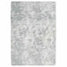 Hoogpolig vloerkleed NAVARRA 240x340 cm polyester zilvergrijs