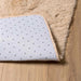 Hoogpolig vloerkleed NAVARRA 120x120 cm polyester beige