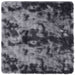 Hoogpolig vloerkleed NAVARRA 120x120 cm polyester donkergrijs