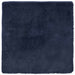 Hoogpolig vloerkleed NAVARRA 120x120 cm polyester marineblauw