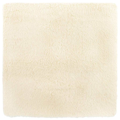 Hoogpolig vloerkleed NAVARRA 160x160 cm polyester crèmekleurig