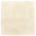 Hoogpolig vloerkleed NAVARRA 160x160 cm polyester crèmekleurig