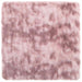 Hoogpolig vloerkleed NAVARRA 160x160 cm polyester stoffig roze