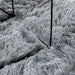 Hoogpolig vloerkleed NAVARRA 160x160 cm polyester lichtgrijs