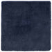 Hoogpolig vloerkleed NAVARRA 160x160 cm polyester marineblauw