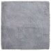 Hoogpolig vloerkleed NAVARRA 160x160 cm polyester zilvergrijs